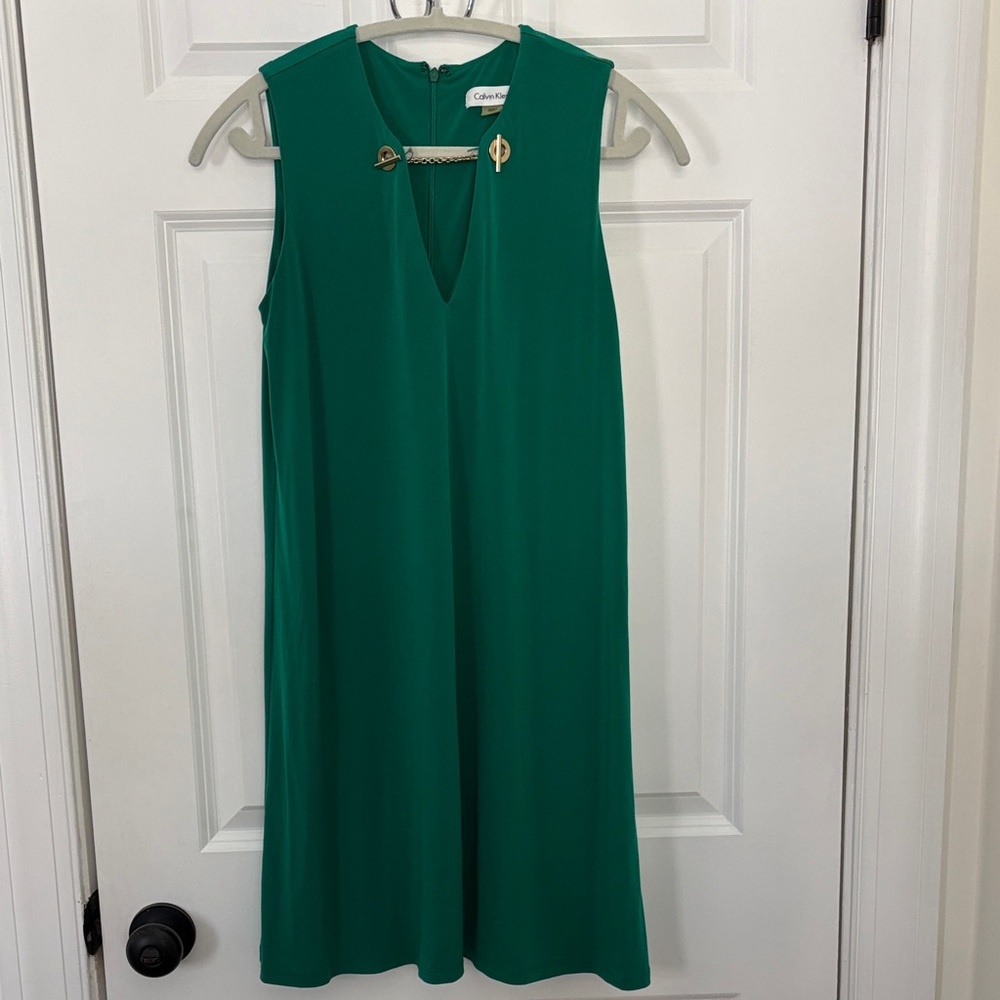 Calvin Klein Teal Midi Dress